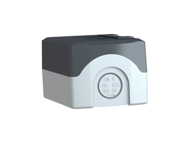 Schneider Electric XALD02, Knapplatta, Grå, Polykarbonat, IP66, IP67, IP69, IP69K, IK03, Klass II