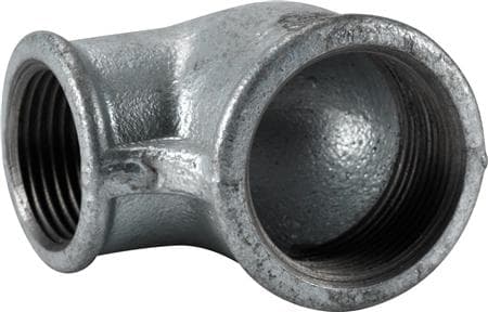 GF GEORG FISCHER 11/4 - 3/4 galvaniseret vinkel 90 grader muffe / muffe