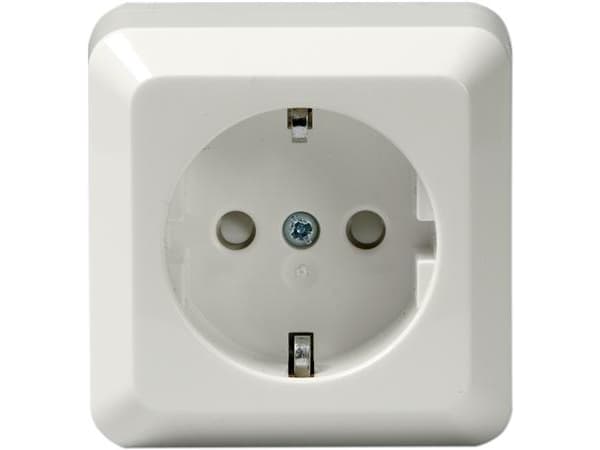 Uttag SINGLE (Jussi) CONNECTION 16A Vit