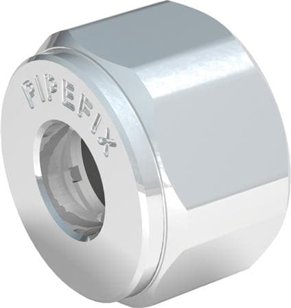 Csslr Plus pipefix 3/8 "x10 mm krom VA-godkänd