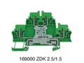 Miniatyrbilde 3 av 4: Weidmüller 1690000000, Grønn, Gult, 2,5 mm², 79,5 mm, 14,8 g, 50 stykker