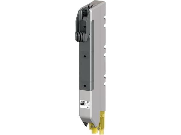 ABB SLD 63 3-polede sikringsafbryderliste DZ til Kabeldon, 1-afgang 63A Diazed, 3 moduler. Nul klemme bestilles særskilt.