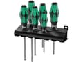 Miniatyrbild 1 av 5: Wera 334/6 Rack skruvmejslar Kraftform Plus Lasertip + Rack, 6 stycken