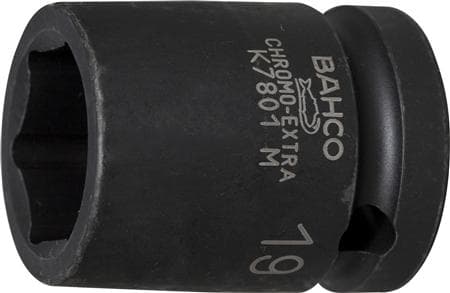 BAHCO Powerhead 1/2 metrinen K7801M17mm, pituus 38mm K7801M17mm, pituus 38mm