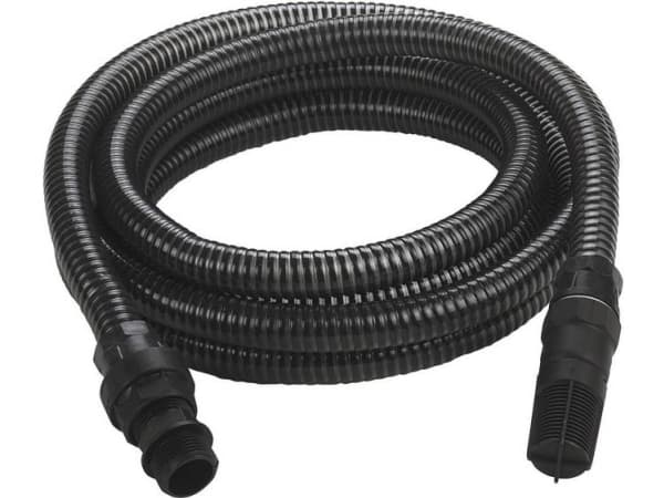 Einhell Einhell sugeslange med plast adapter 1" Ø25 mm. 4 meter sort
