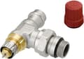 Miniatyrbilde 1 av 4: Danfoss RA-N press fit 15mm - vinkel Radiatorventil 013G3237