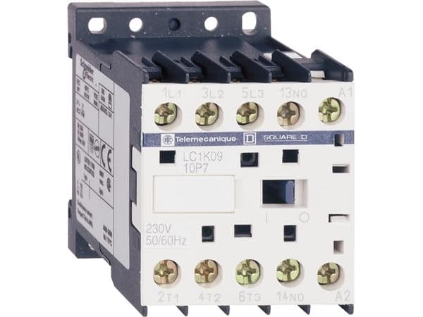 SCHNEIDER ELECTRIC Kytkin 5,5kW, 400V AC, 9A AC3, 3-napainen, 1NC, ohjausjännite 24V AC