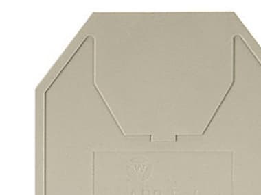 Wieland Electric 07.311.0155.0, Päätylevy, 10 kpl, Harmaa, 1,95 g, 21,64 g, 130 mm