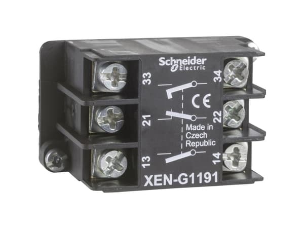 Schneider Electric XENG1191 Apukytkin 1 x katkaisukosketin, 2 x rajakosketin 1 kpl 1 kpl