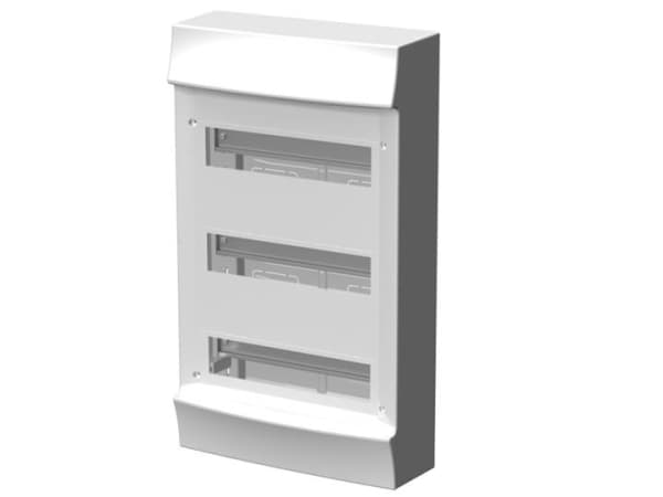 Gruppetavle 3x12 moduler u/låge