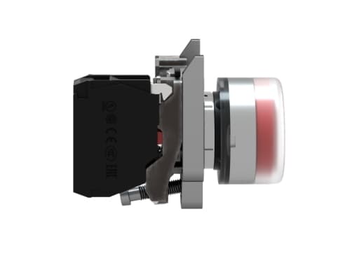 Schneider Electric XB4, Knapp, Not compatible with legend holder, IP66, IK06, Klass I, 30 mm