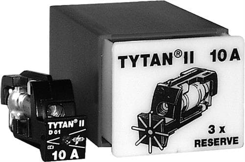 NIKO Tytan II sikringsmagasin3stk. 10A sikring ogskuffemed blinkmelder