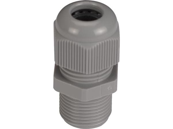 JACOB Täydellinen liitäntä Perfect NPT 1/2" kaapeli Ø 5-9 mmIP68, ULpolyamidi, vaaleanharmaa RAL 7035