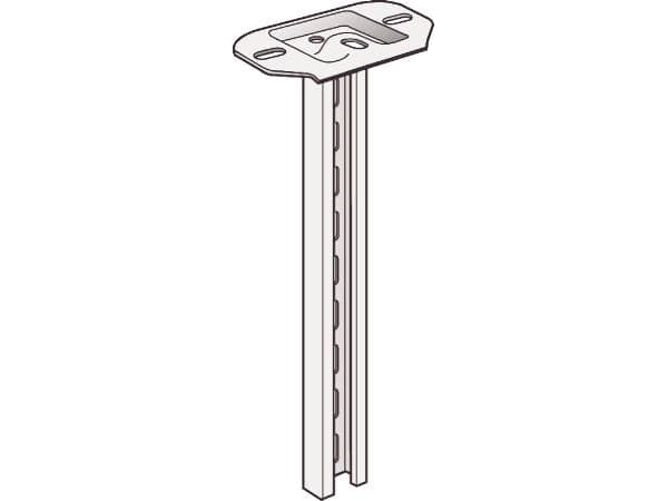 WIBE GROUP Takpendel 2F, höjd 80 mm, bredd 135 mm, längd 865 mm, varmförzinkad