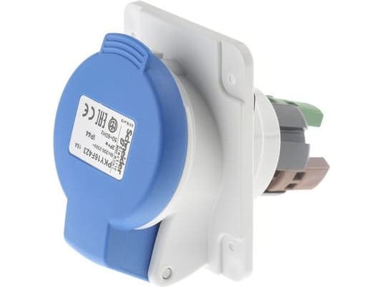 SCHNEIDER ELECTRIC CEE CEE Kulmapistorasia 16A P+N+J 6hleikkuukiinnikkeet, max 2,5 mm²230V IP 44