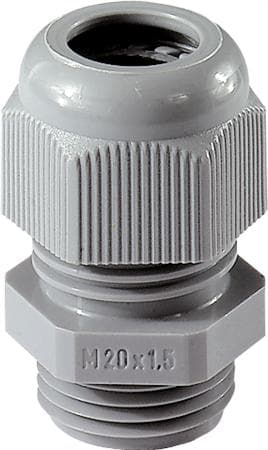 JACOB Forskruning Perfect M12x1,5kabel Ø 3-6 mm IP68, ULpolyamidi, vihreä RAL 7001