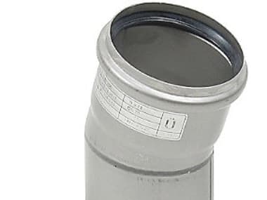 Blücher bøjn.15.0gr.75mm - m.O-ring AISI 316L.Syrefast stål