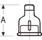 Spetsad led galvaniserad reduceringshylsa/nippel 1 1/2 x 3/4