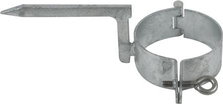 gångjärn 76mm - för vägg med ögonbult. För stuprör