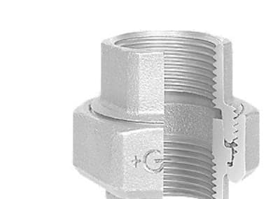 GF GEORG FISCHER 1/2 galvaniseret union muffe / muffe