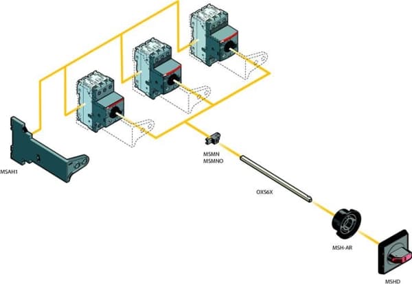 ABB 1SAM250000R1003, Låda