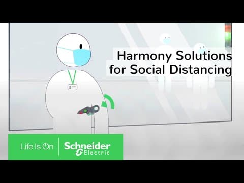Harmony signallampehoved i plast for LED med linse i blå farve