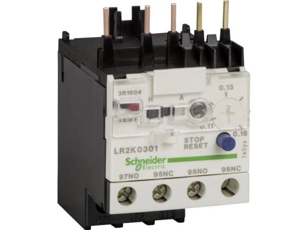 Motorbeskyttelsesrelæ 1 x sluttekontakt, 1 x brydekontakt Schneider Electric LR2K0307 1 stk