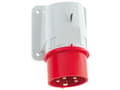 Pikkukuva 1 / 4: BALS CEE-pistorasia pinta-asennettunaH6 400V 16A 5-napainen punainen laippa 84x84 mm, Quick Connect®IP44, polyamidi