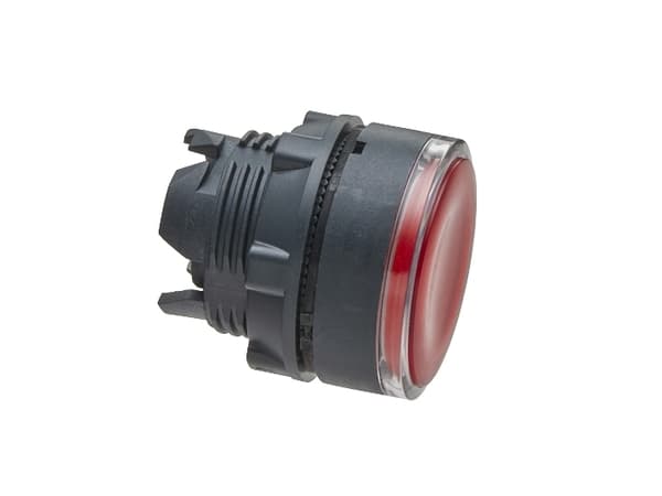 Schneider Electric ZB5AW343, Knapp, Grå, Röd, Plast, 29 mm, 30 mm, 29 mm
