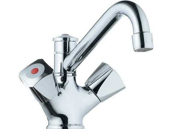 IDEAL STANDARD Børma Standard håndvaskarmatur uden bundventil med automatik omskifterfunktion til brus