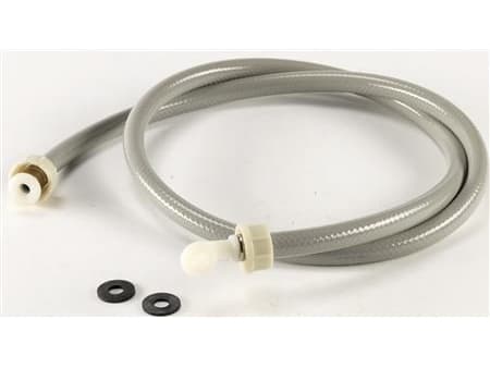 NEOPERL Slange PVC grå 3/4" lige x 3/4" vinkel 1500 mm. Koldt teknisk vand. NB! Slangen er ikke VA-godkendt.