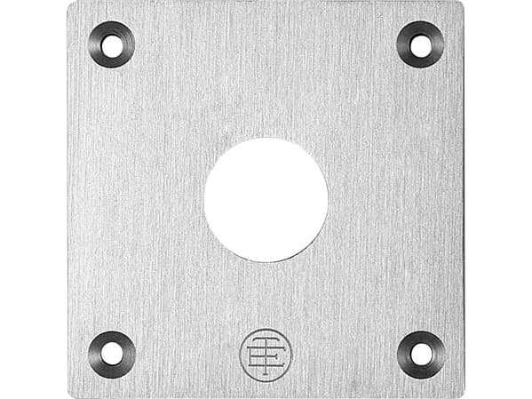 SCHNEIDER ELECTRIC Trykknapkasse tilbehør. Frontplade med 1 hul 72 x 72 mm. Anoriseret aluminium