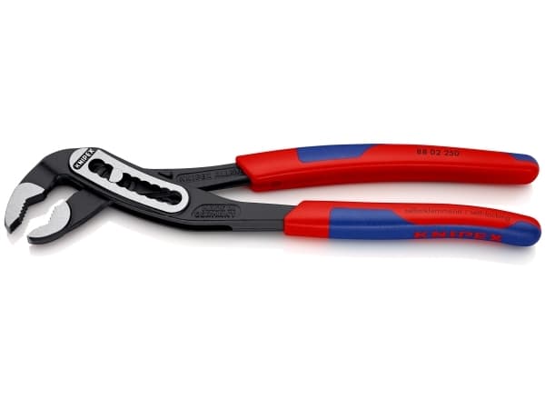 Knipex 88 02 250, Polygriptång, 5 cm, 4,6 cm, Kromvanadinstål, Blå, Röd, 250 mm