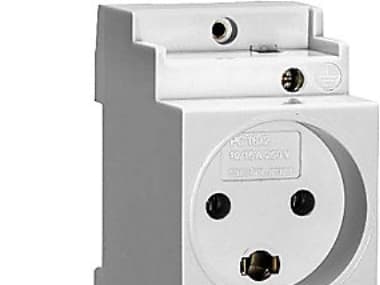 Pistorasia GW96526 2-napainen 16A DK maadoituksella DIN
