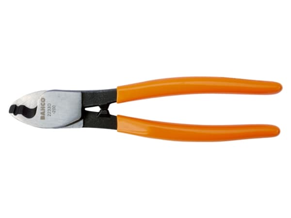 Bahco Kabelsaks, Diagonal tang, 3,5 cm, 3,7 cm, 1,4 cm, Kull stål, PVC, Oransje