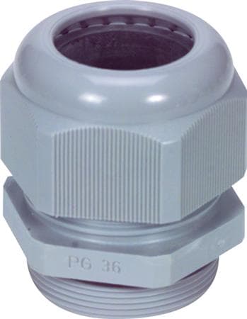 JACOB Forskruning Perfect PG16reduceret kabel Ø 7-12 mm IP68, ULpolyamidi, väri RAL 7001