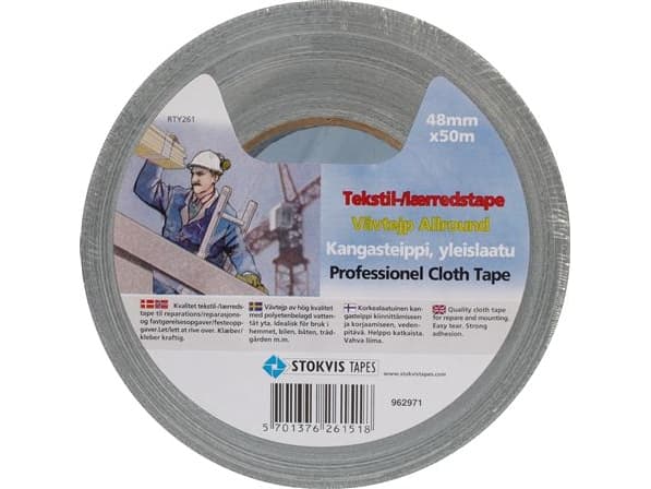 STOKVIS Canvas Tape ProfessionalVäri: HopeaLeveys: 48mm - Pituus 50m