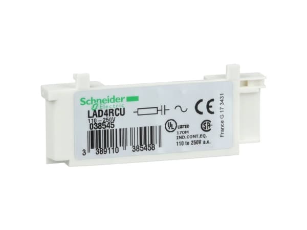 SCHNEIDER ELECTRIC RC-Led 110-250V AC Clipses på siden af LC1D09-D38