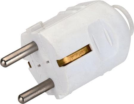 Schuko Stikprop Hvid 16A 250V -