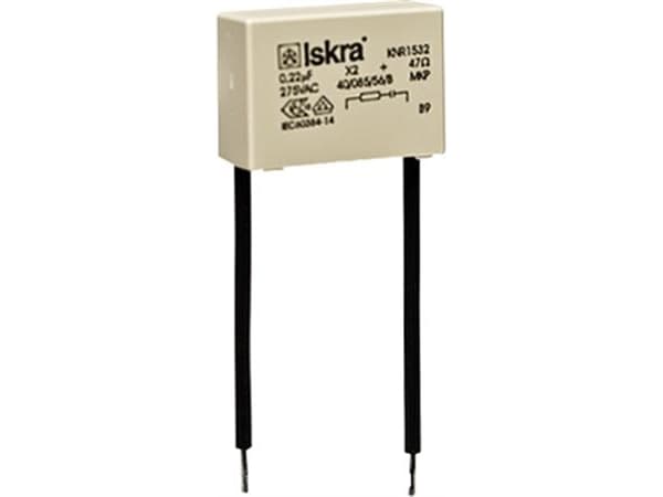 ESYLUX RC-filter, IP20för dämpning av induktiva belastningar1W, 230V AC, 50/60Hz18x26x10 mm, vit