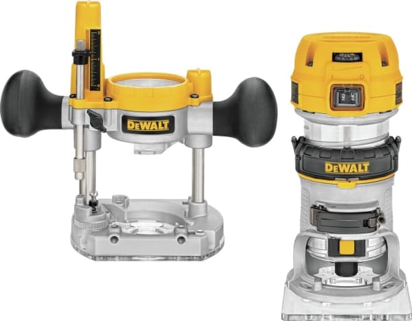 DeWALT D26204K - Fräs med fast/skjutbar bas - 900 W - spännhylsa 8 mm