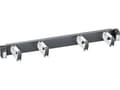Pikkukuva 3 / 3: LexCom VDIG188141 Patchcord Guiding Panel - Patchcord Guiding Panel - kaapelinjohdin telineeseen - vaaleanharmaa, tummanharmaa, RAL 7035, RAL 7016 -