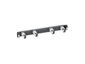 Pikkukuva 2 / 3: LexCom VDIG188141 Patchcord Guiding Panel - Patchcord Guiding Panel - kaapelinjohdin telineeseen - vaaleanharmaa, tummanharmaa, RAL 7035, RAL 7016 -