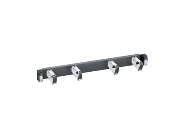 LexCom VDIG188141 Patchcord Guiding Panel - Patchcord Guiding Panel - kaapelinjohdin telineeseen - vaaleanharmaa, tummanharmaa, RAL 7035, RAL 7016 -
