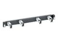 Pikkukuva 1 / 3: LexCom VDIG188141 Patchcord Guiding Panel - Patchcord Guiding Panel - kaapelinjohdin telineeseen - vaaleanharmaa, tummanharmaa, RAL 7035, RAL 7016 -