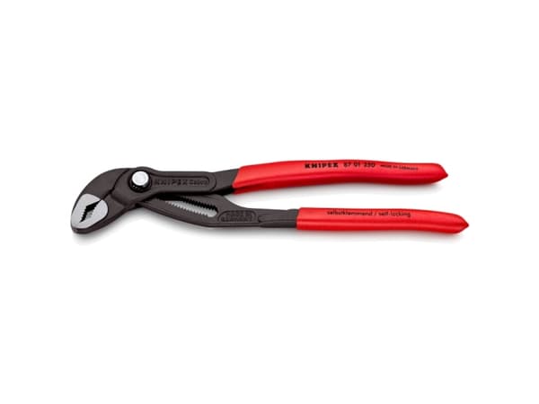 Knipex Cobra, Polygriptång, 5 cm, 4,6 cm, Stål, Plast, Röd