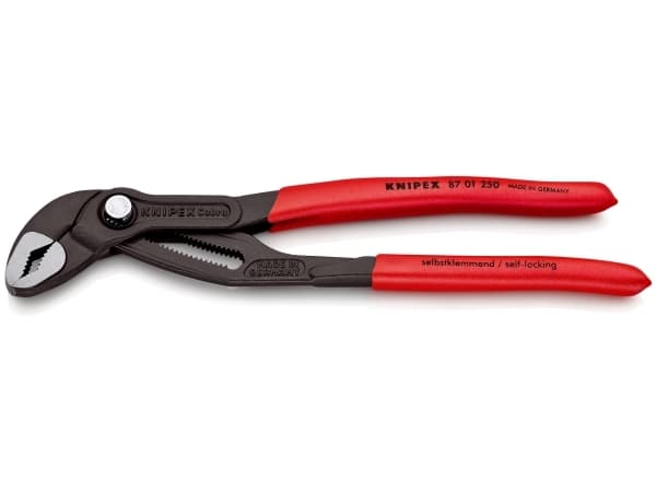 Knipex Cobra, Polygriptång, 5 cm, 4,6 cm, Stål, Plast, Röd