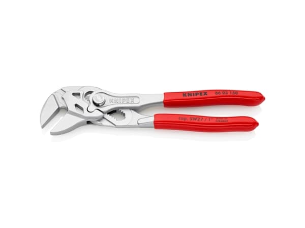 Knipex 86 03 150, Not-og-fjær-tang, 1,05 cm, 2,7 cm, Stål, Plast, Rød