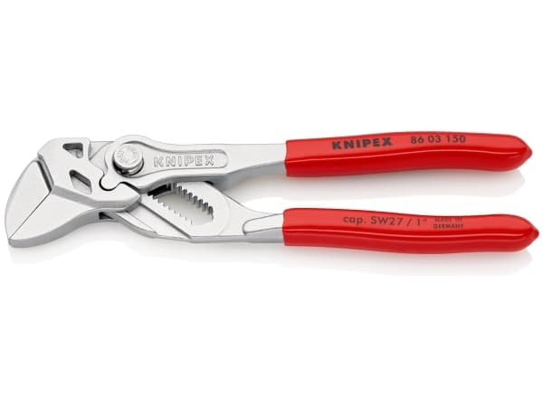 Knipex 86 03 150, Not-og-fjær-tang, 1,05 cm, 2,7 cm, Stål, Plast, Rød