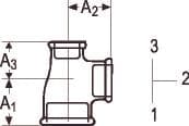 Tee S.1.1/2-1.1/2- 1 -